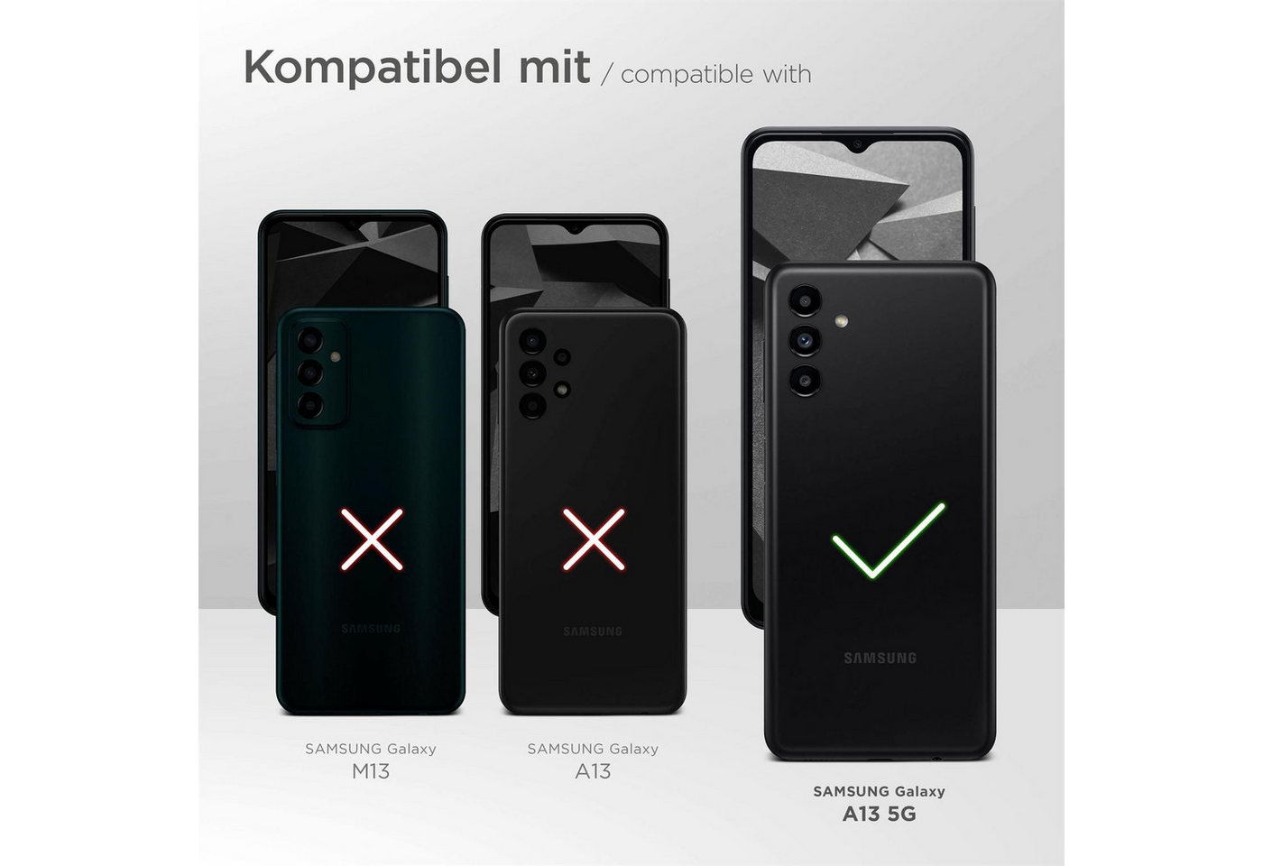 ONEFLOW Handyhülle Soft Case für Samsung Galaxy A13 5G, Hülle aus Silikon, Back Cover mit Kameraschutz, weiche Silikonhülle ONEFLOW Handyhülle Soft Case für Samsung Galaxy A13 5G, Hülle aus Silikon, Back Cover mit Kameraschutz, weiche Silikonhülle von ONEFLOW