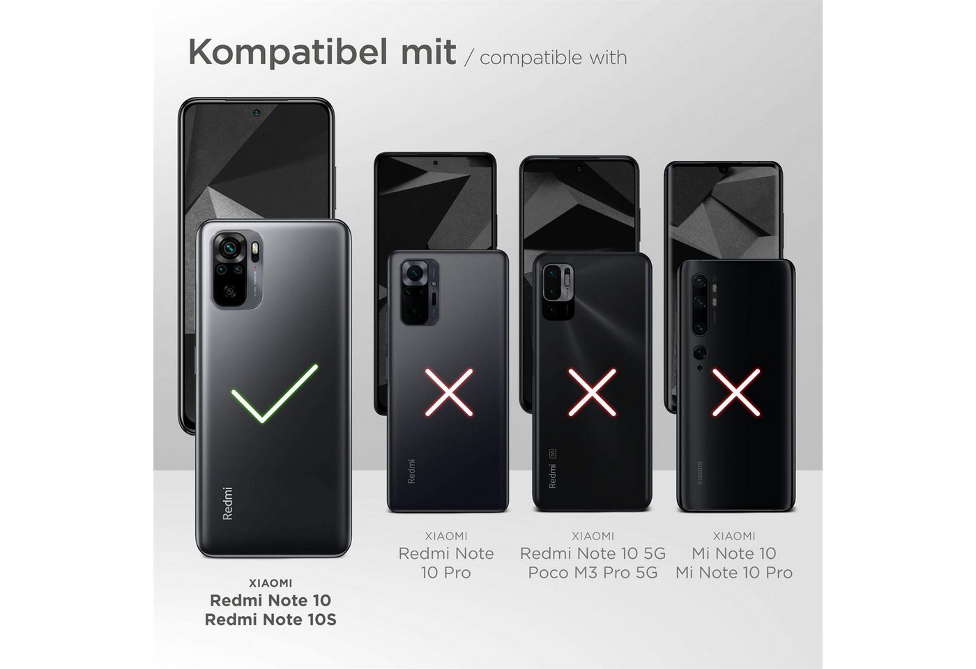 ONEFLOW Handyhülle Soft Case für Xiaomi Redmi Note 10, Hülle aus Silikon, Back Cover mit Kameraschutz, weiche Silikonhülle ONEFLOW Handyhülle Soft Case für Xiaomi Redmi Note 10, Hülle aus Silikon, Back Cover mit Kameraschutz, weiche Silikonhülle von ONEFLOW