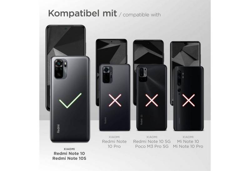 ONEFLOW Handyhülle Soft Case für Xiaomi Redmi Note 10, Hülle aus Silikon, Back Cover mit Kameraschutz, weiche Silikonhülle von ONEFLOW