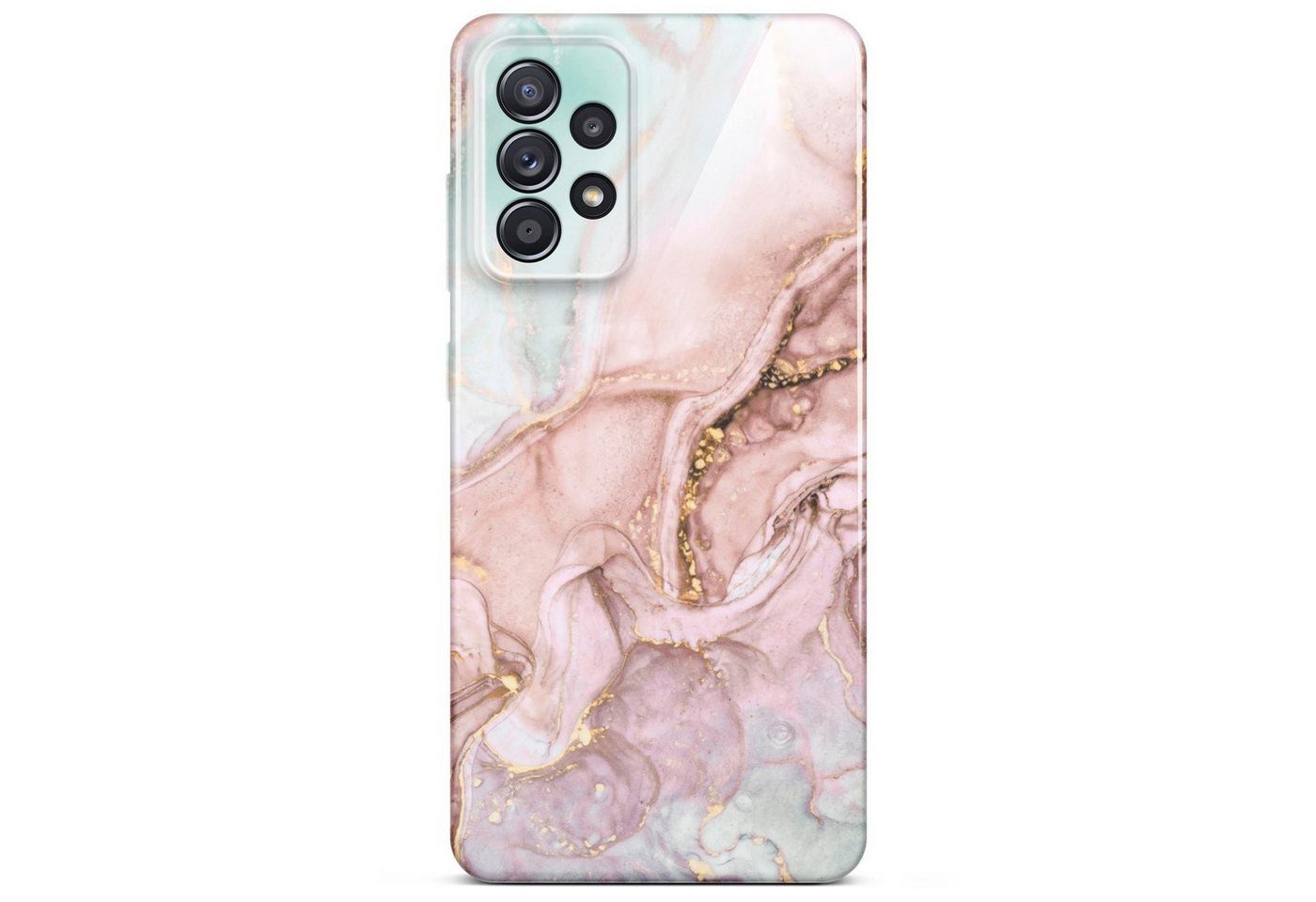 ONEFLOW Handyhülle für Samsung Galaxy A52s 5G Hülle Marmor Bliss Cover Rosa Grau, Handy Schutz Backcover Handytasche Case Schutzhülle mit Kameraschutz ONEFLOW Handyhülle für Samsung Galaxy A52s 5G Hülle Marmor Bliss Cover Rosa Grau, Handy Schutz Backcover Handytasche Case Schutzhülle mit Kameraschutz von ONEFLOW