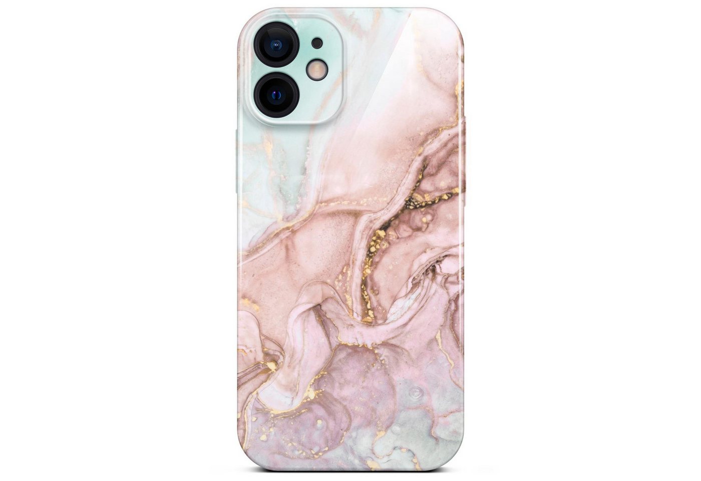 ONEFLOW Handyhülle für iPhone 12 Hülle Marmor Bliss Cover Rosa Grau, Handy Schutz Backcover Handytasche Case Schutzhülle mit Kameraschutz ONEFLOW Handyhülle für iPhone 12 Hülle Marmor Bliss Cover Rosa Grau, Handy Schutz Backcover Handytasche Case Schutzhülle mit Kameraschutz von ONEFLOW