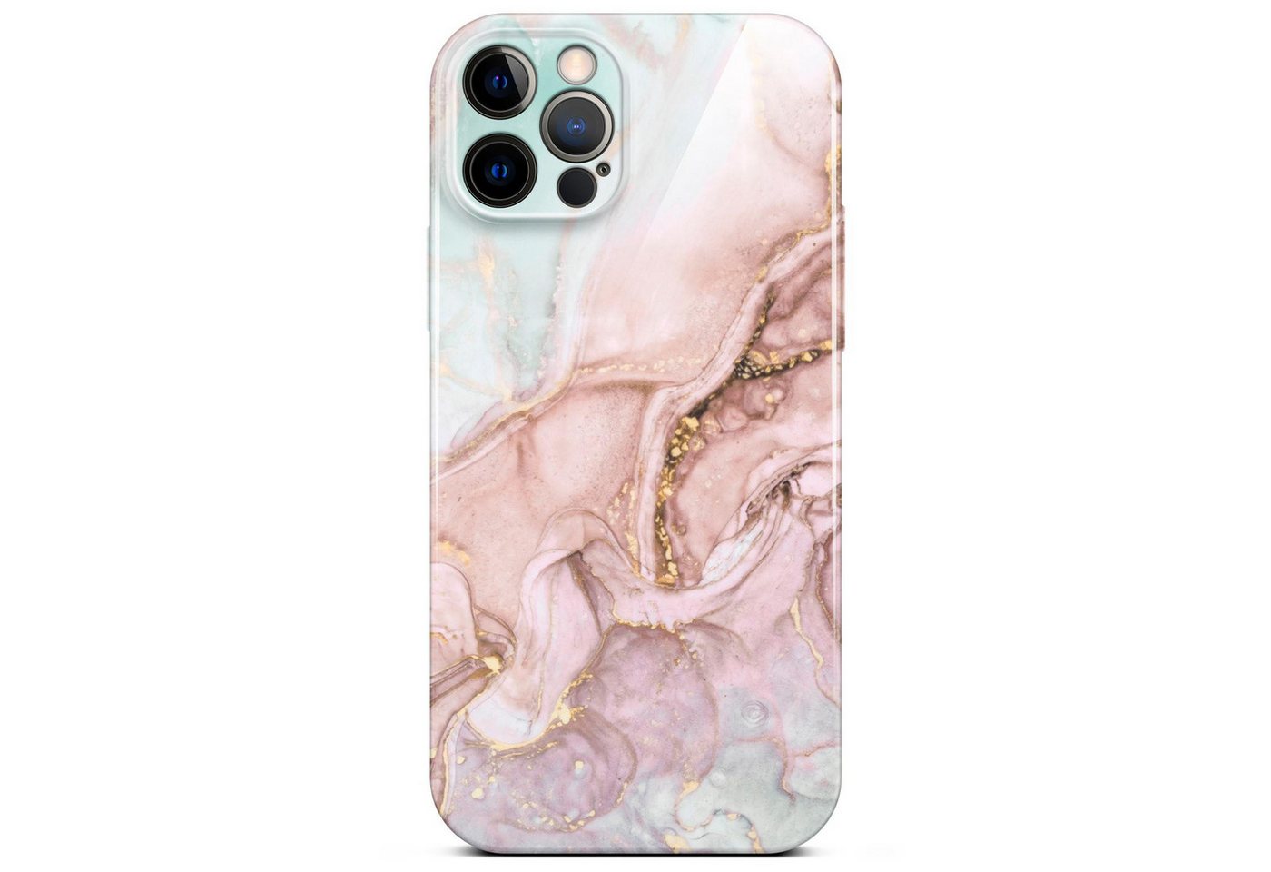ONEFLOW Handyhülle für iPhone 12 Pro Hülle Marmor Bliss Cover Rosa Grau, Handy Schutz Backcover Handytasche Case Schutzhülle mit Kameraschutz ONEFLOW Handyhülle für iPhone 12 Pro Hülle Marmor Bliss Cover Rosa Grau, Handy Schutz Backcover Handytasche Case Schutzhülle mit Kameraschutz von ONEFLOW