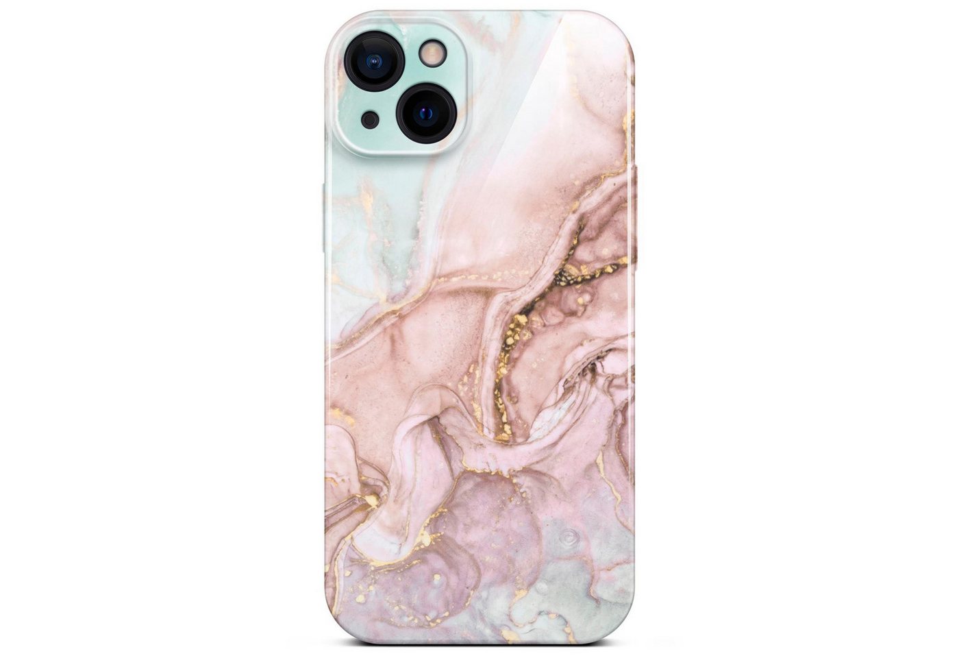 ONEFLOW Handyhülle für iPhone 14 Hülle Marmor Bliss Cover Rosa Grau, Handy Schutz Backcover Handytasche Case Schutzhülle mit Kameraschutz ONEFLOW Handyhülle für iPhone 14 Hülle Marmor Bliss Cover Rosa Grau, Handy Schutz Backcover Handytasche Case Schutzhülle mit Kameraschutz von ONEFLOW