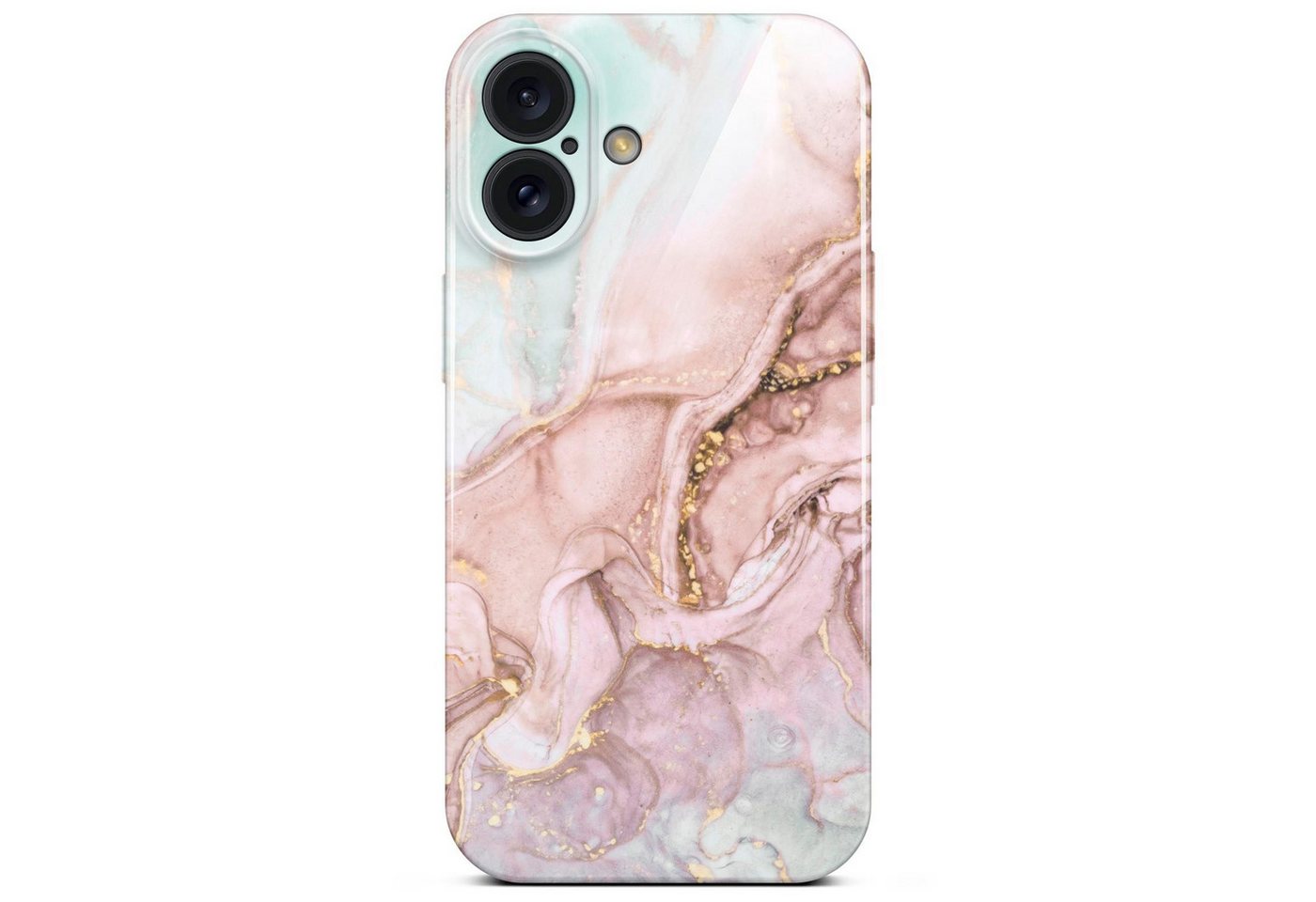 ONEFLOW Handyhülle für iPhone 16 Hülle Marmor Bliss Cover Rosa Grau, Handy Schutz Backcover Handytasche Case Schutzhülle mit Kameraschutz ONEFLOW Handyhülle für iPhone 16 Hülle Marmor Bliss Cover Rosa Grau, Handy Schutz Backcover Handytasche Case Schutzhülle mit Kameraschutz von ONEFLOW