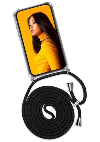 ONEFLOW Twist Case – Handyhülle mit Band für iPhone 15 Plus - Handykette zum Umhängen, Hülle mit Kette abnehmbar, Handy Umhängeband, Schutzhülle und Kordel – Schwarz ONEFLOW Twist Case – Handyhülle mit Band für iPhone 15 Plus - Handykette zum Umhängen, Hülle mit Kette abnehmbar, Handy Umhängeband, Schutzhülle und Kordel – Schwarz von ONEFLOW