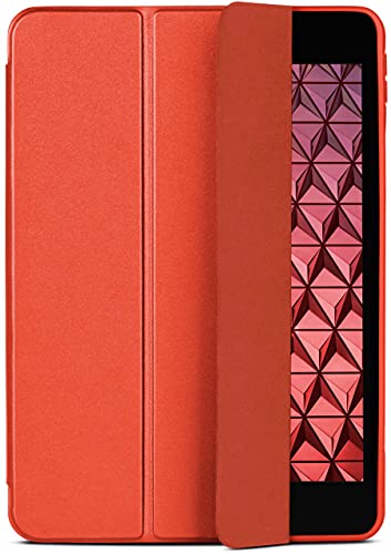 ONEFLOW Hülle kompatibel mit iPad 5/6, Air 1/2, Pro 9.7 - Dünne Schutzhülle mit Ständer und Auto Schlaf-/Aufwachfunktion - Flip Case mit Magnetverschluss, Rot von ONEFLOW