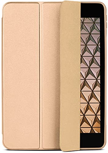 ONEFLOW Hülle kompatibel mit iPad 7 / iPad Air 3 (2019) - Dünne Schutzhülle mit Ständer und Auto Schlaf-/Aufwachfunktion - Flip Case mit Magnetverschluss, Gold von ONEFLOW