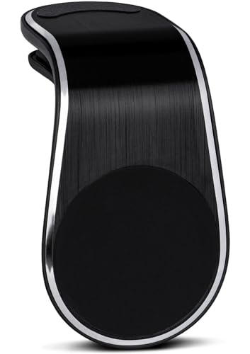 ONEFLOW Premium Magnet Handyhalterung Auto Lüftung für Samsung S Reihe | Universal Handy Halterung KFZ Kompakt Ultra Leicht und Sicher - Handyhalter für das Auto Magnetisch, Schwarz von ONEFLOW