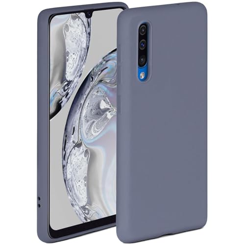 ONEFLOW Soft Case für Samsung Galaxy A50 / A30s Hülle aus Silikon mit Kameraschutz, Silikonhülle mit erhöhtem Schutz fürs Display, Backcover Schutzhülle, weiche Handyhülle, Blau Grau ONEFLOW Soft Case für Samsung Galaxy A50 / A30s Hülle aus Silikon mit Kameraschutz, Silikonhülle mit erhöhtem Schutz fürs Display, Backcover Schutzhülle, weiche Handyhülle, Blau Grau von ONEFLOW