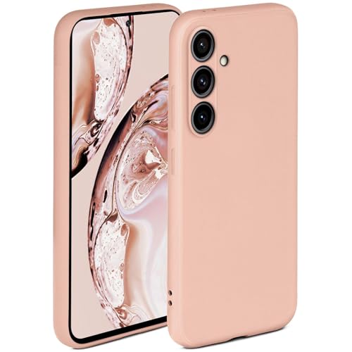 ONEFLOW Soft Case für Samsung Galaxy S24 FE Hülle aus Silikon mit Kameraschutz, Silikonhülle mit erhöhtem Schutz fürs Display, Backcover Schutzhülle, weiche Handyhülle, Rosa von ONEFLOW