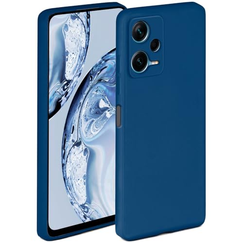 ONEFLOW Soft Case für Xiaomi Redmi Note 12 Pro+ 5G Hülle aus Silikon mit Kameraschutz, Silikonhülle mit erhöhtem Schutz fürs Display, Backcover Schutzhülle, weiche Handyhülle, Blau von ONEFLOW