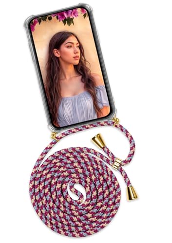 ONEFLOW Twist Case – Handyhülle mit Band für Samsung Galaxy S22 - Handykette zum Umhängen, Hülle mit Kette abnehmbar, Handy Umhängeband, Schutzhülle und Kordel – Rot Gold ONEFLOW Twist Case – Handyhülle mit Band für Samsung Galaxy S22 - Handykette zum Umhängen, Hülle mit Kette abnehmbar, Handy Umhängeband, Schutzhülle und Kordel – Rot Gold von ONEFLOW