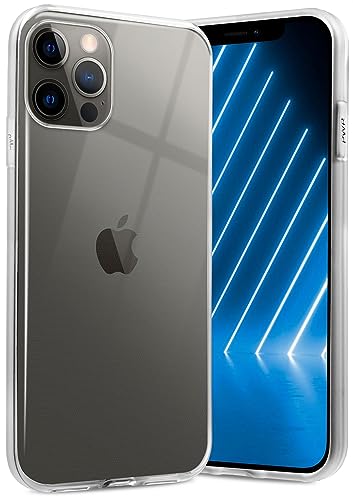 ONEFLOW Ultra Clear Case Kompatibel mit Apple iPhone 12 Pro Max Hülle Transparent, Handyhülle aus Soft Silikon, Extrem Stoßfest und Flexibel, TPU Schutzhülle Durchsichtig - Klar von ONEFLOW