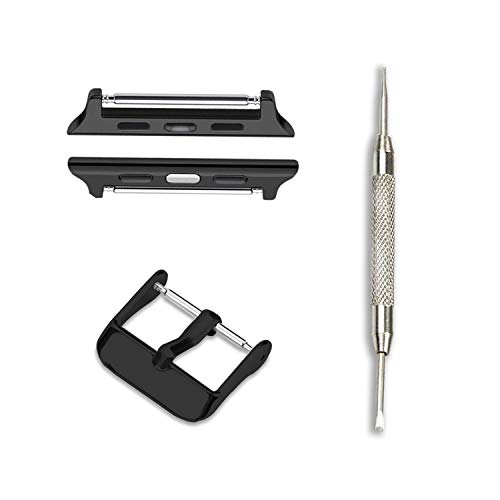 ONELANKS Watch Adapter Connector Kit für Apple Watch Armbänder 42mm 44mm 45mm 49mm, Metall Watch Schnalle Clip für iWatch Armband (1 Stück) von ONELANKS