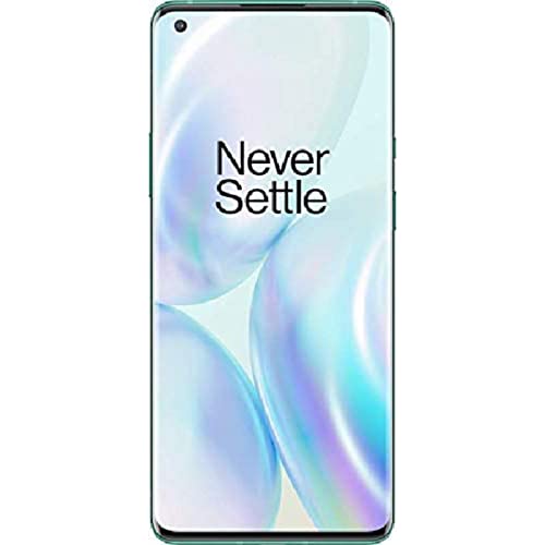 OnePlus 8 Pro (5G) Smartphone ohne Vertrag, 12 GB RAM + 256 GB Speicher, 6.78” (3D) Fluid AMOLED 120Hz Display, Wireless Fast Charging 4510mAh Akku, Dual Sim - Grün von OnePlus