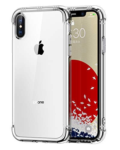 ONES iPhone XS/X HD Transparent Hülle - MIL Schutz-『 Stoßfeste Airbags 』『 Lautsprecher-Resonanz 』〔 Bildschirm&Objektivschutz 〕〔 rutschfest 〕〔 Riemenloch 〕 Robust, Dünn, Leicht, Anti-Gelb Silikonhülle ONES iPhone XS/X HD Transparent Hülle - MIL Schutz-『 Stoßfeste Airbags 』『 Lautsprecher-Resonanz 』〔 Bildschirm&Objektivschutz 〕〔 rutschfest 〕〔 Riemenloch 〕 Robust, Dünn, Leicht, Anti-Gelb Silikonhülle von ONES