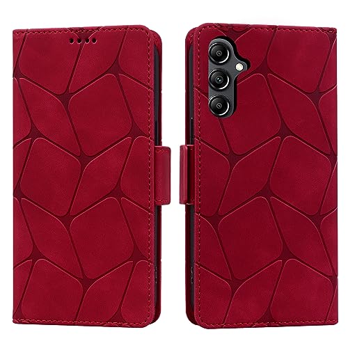 Handyhülle Samsung Galaxy A14 4G/5G Stoßfest Hülle Magnet Kartenfach Standfunktion Wallet Leder Klappbar Schutzhülle für Samsung Galaxy A14 Rot Handyhülle Samsung Galaxy A14 4G/5G Stoßfest Hülle Magnet Kartenfach Standfunktion Wallet Leder Klappbar Schutzhülle für Samsung Galaxy A14 Rot von ONETHEFUL