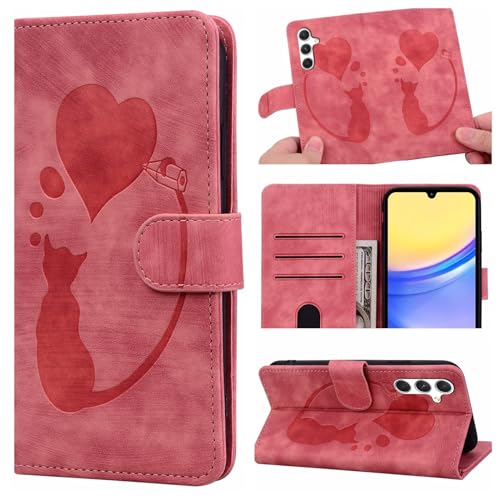 ONETHEFUL Handyhülle für Samsung Galaxy A55 5G Standfunktion Kartenfach Wallet Premium PU Leder Klapphülle Flip Stoßfest Tasche Schutzhülle für Samsung Galaxy A55 5G rosa ONETHEFUL Handyhülle für Samsung Galaxy A55 5G Standfunktion Kartenfach Wallet Premium PU Leder Klapphülle Flip Stoßfest Tasche Schutzhülle für Samsung Galaxy A55 5G rosa von ONETHEFUL