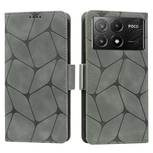 ONETHEFUL Handyhülle Xiaomi Poco X6 Pro Stoßfest Hülle Magnet Kartenfach Standfunktion Wallet Leder Klappbar Schutzhülle für Xiaomi Poco X6 Pro Grau ONETHEFUL Handyhülle Xiaomi Poco X6 Pro Stoßfest Hülle Magnet Kartenfach Standfunktion Wallet Leder Klappbar Schutzhülle für Xiaomi Poco X6 Pro Grau von ONETHEFUL