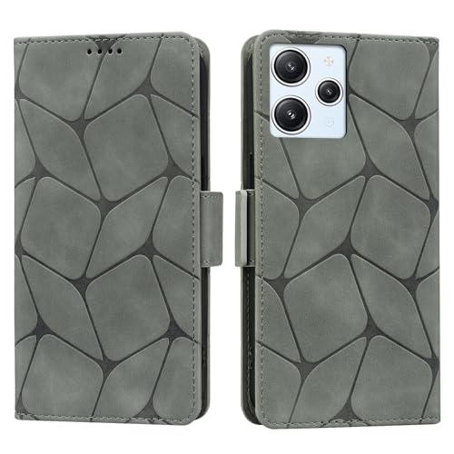 ONETHEFUL Handyhülle Xiaomi Redmi 12 Stoßfest Hülle Magnet Kartenfach Standfunktion Wallet Leder Klappbar Schutzhülle Xiaomi 12C 4G/Xiaomi Redmi Note 12R Grau ONETHEFUL Handyhülle Xiaomi Redmi 12 Stoßfest Hülle Magnet Kartenfach Standfunktion Wallet Leder Klappbar Schutzhülle Xiaomi 12C 4G/Xiaomi Redmi Note 12R Grau von ONETHEFUL