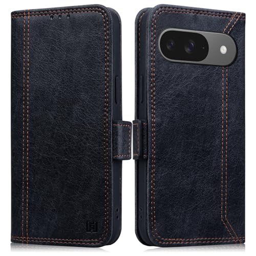 ONETHEFUL Handyhülle für Google Pixel 9 Hülle/Google Pixel 9 Pro Hülle Premium PU Leder Mit Ständer Kartenfach Schutzhülle, Klapphülle für Google Pixel 9/9 Pro Magnetisch Tasche - Schwarz ONETHEFUL Handyhülle für Google Pixel 9 Hülle/Google Pixel 9 Pro Hülle Premium PU Leder Mit Ständer Kartenfach Schutzhülle, Klapphülle für Google Pixel 9/9 Pro Magnetisch Tasche - Schwarz von ONETHEFUL