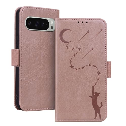 ONETHEFUL Handyhülle für Google Pixel 9 Pro XL Hülle Leder Ständer Kartenfach Schutzhülle mit Magnetisch Klapphülle Google 9 Pro XL Tasche Rosa ONETHEFUL Handyhülle für Google Pixel 9 Pro XL Hülle Leder Ständer Kartenfach Schutzhülle mit Magnetisch Klapphülle Google 9 Pro XL Tasche Rosa von ONETHEFUL