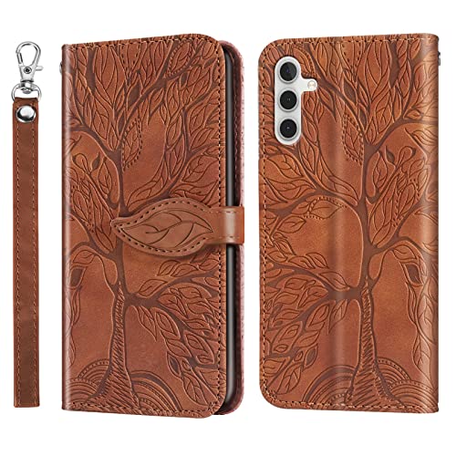 ONETHEFUL Handyhülle für Samsung Galaxy S24 Baum des Lebens Hülle Kunstleder Tasche Klappbar Flip Magnetische BriefHuelle Etui mit Ständer Case für Samsung Galaxy S24 Braun ONETHEFUL Handyhülle für Samsung Galaxy S24 Baum des Lebens Hülle Kunstleder Tasche Klappbar Flip Magnetische BriefHuelle Etui mit Ständer Case für Samsung Galaxy S24 Braun von ONETHEFUL