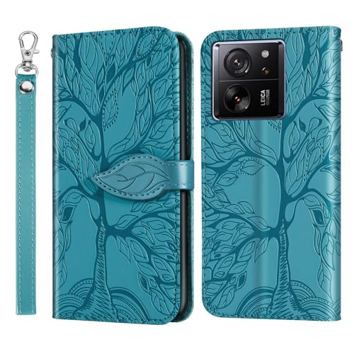 ONETHEFUL Handyhülle für Xiaomi 13T / Xiaomi 13T Pro Baum des Lebens Hülle Kunstleder Tasche Klappbar Flip Magnetische BriefHuelle Etui mit Ständer Case für Xiaomi 13T/13T Pro Blau ONETHEFUL Handyhülle für Xiaomi 13T / Xiaomi 13T Pro Baum des Lebens Hülle Kunstleder Tasche Klappbar Flip Magnetische BriefHuelle Etui mit Ständer Case für Xiaomi 13T/13T Pro Blau von ONETHEFUL