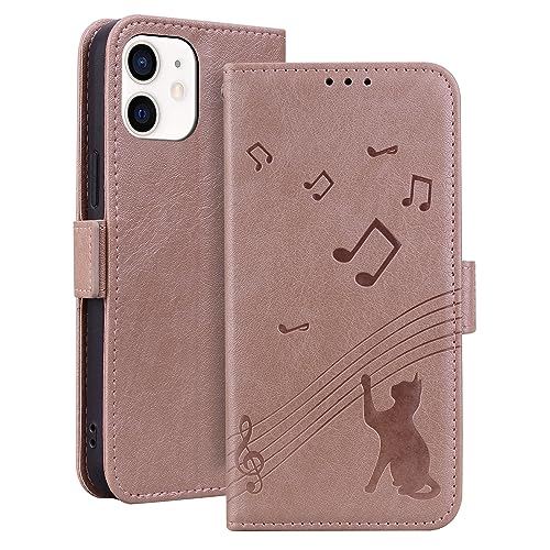ONETHEFUL Handyhülle für iPhone 12/12 Pro Standfunktion Kartenfach Magnetisches Premium PU Schutzhülle Stoßfest Flip Wallet Music Cat Pattern Hülle für iPhone 12/12 Pro Rosa ONETHEFUL Handyhülle für iPhone 12/12 Pro Standfunktion Kartenfach Magnetisches Premium PU Schutzhülle Stoßfest Flip Wallet Music Cat Pattern Hülle für iPhone 12/12 Pro Rosa von ONETHEFUL