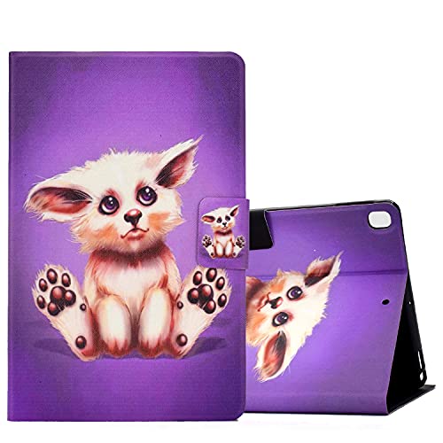 ONETHEFUL hülle Book Cover Etui für Apple iPad 10.2" 2021 2020 2019 / iPad Air 3 10.5" 2019 / iPad PRO 10.5" 2017 Schutzhülle PU Leder Tablet Tasche Case Huelle mit Ständer - Fuchs von ONETHEFUL