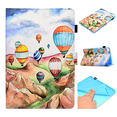 ONETHEFUL hülle Book Cover Etui für Apple iPad Mini 5/4 / 3/2 / 1 7.9" Schutzhülle PU Leder Tablet Tasche Case Huelle mit Ständer - Ballon von ONETHEFUL