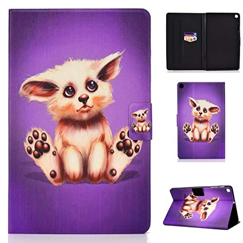 ONETHEFUL hülle Book Cover Etui für Samsung Galaxy Tab A 10.1 2019 T510 T515 Schutzhülle PU Leder Tablet Tasche Case Huelle mit Ständer - Fuchs von ONETHEFUL