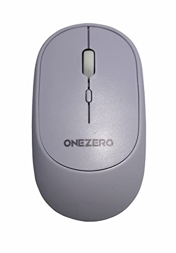 ONEZERO Ms-03 White Bluetooth Maus wiederaufladbar (mit Ein/Aus-Taste) von ONEZERO