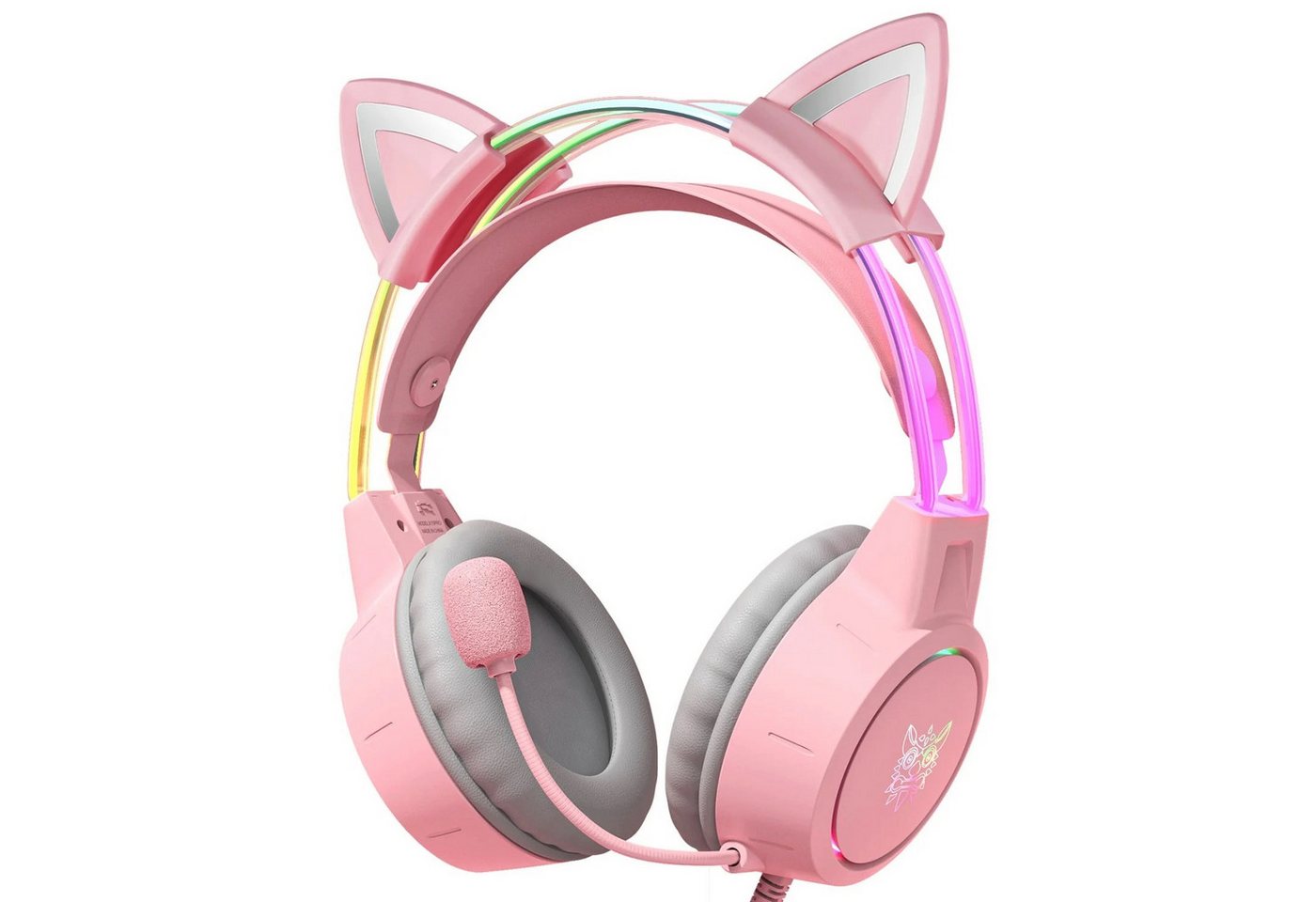 ONIKUMA ONIKUMA X15 PRO CAT EARS Gaming Headset Kabellos RGB Das Kopfband Kopfhörer (drahtlos) von ONIKUMA