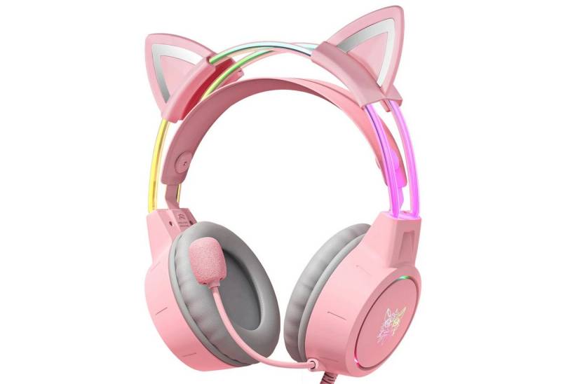 ONIKUMA ONIKUMA X15 PRO CAT EARS Gaming Headset Kabellos RGB Das Kopfband Kopfhörer (drahtlos) von ONIKUMA