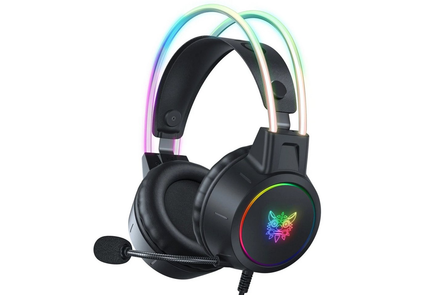 ONIKUMA ONIKUMA X15 PRO Gaming Headset Kabellos RGB Das Kopfband Verstellbar Kopfhörer (drahtlos) von ONIKUMA