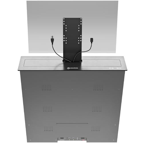 ONKRON Monitor Halterung 1 Monitor 16-24 Zoll bis zu 15 kg, motorisierter PC Monitor Lift elektrisch versenkbar 75x75 / 100x100 VESA Monitor Standfuss höhenverstellbar mit Schrank Schwarz NWS-SC24 ONKRON Monitor Halterung 1 Monitor 16-24 Zoll bis zu 15 kg, motorisierter PC Monitor Lift elektrisch versenkbar 75x75 / 100x100 VESA Monitor Standfuss höhenverstellbar mit Schrank Schwarz NWS-SC24 von ONKRON
