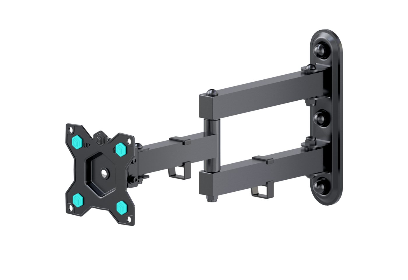 ONKRON ONKRON 10"-35", 20 kg max, VESA 75x75-100x100, R4 TV-Wandhalterung, (bis 35,00 Zoll, TV Wandhalterung, TV Wandhalterung, drehbar, neigbar von -8° bis +8°, schwenkbar bis 180) von ONKRON