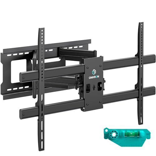 ONKRON TV Wandhalterung schwenkbar für 42-120 Zoll TVs bis 100 kg, Ultra Slim TV Wandhalterung ausziehbar, neigbar max VESA 1000x600, große TV Halterung Wand/Fernsehhalterung Wand Schwarz M10-B ONKRON TV Wandhalterung schwenkbar für 42-120 Zoll TVs bis 100 kg, Ultra Slim TV Wandhalterung ausziehbar, neigbar max VESA 1000x600, große TV Halterung Wand/Fernsehhalterung Wand Schwarz M10-B von ONKRON