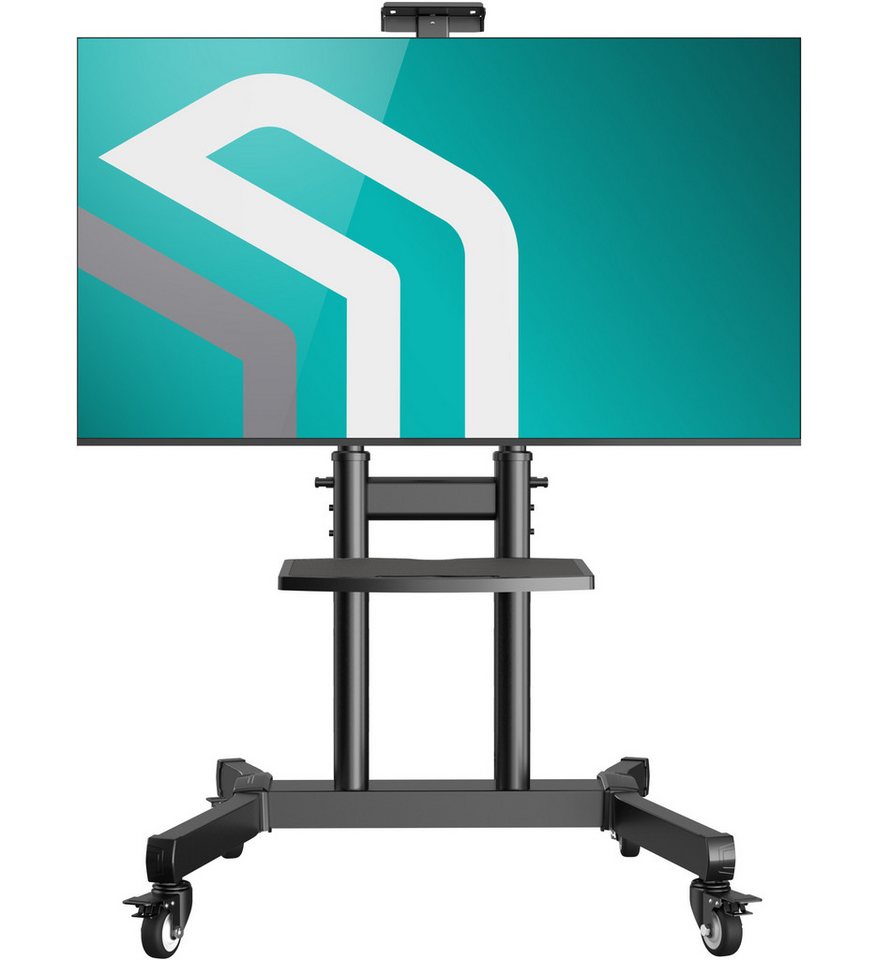 ONKRON ONKRON 50"-90", 90 kg max, VESA 800x600, TS1891-B TV-Ständer, (bis 90,00 Zoll, TV Ständer auf Rollen, TV Ständer auf Rollen, Neigungswinkel von - 5 ° ~ + 5 °, VESA 200x200-800x600) von ONKRON