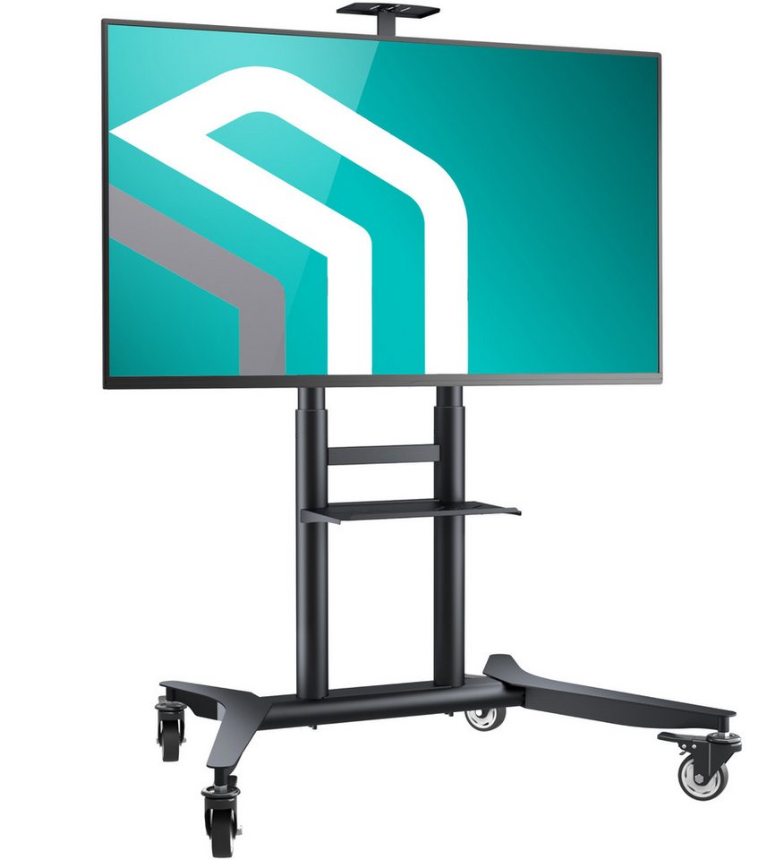 ONKRON 55"-90", 75 kg max, VESA 800x600, TS1871-B TV-Ständer, (bis 90,00 Zoll, rollbar, höhenverstellbar) von ONKRON