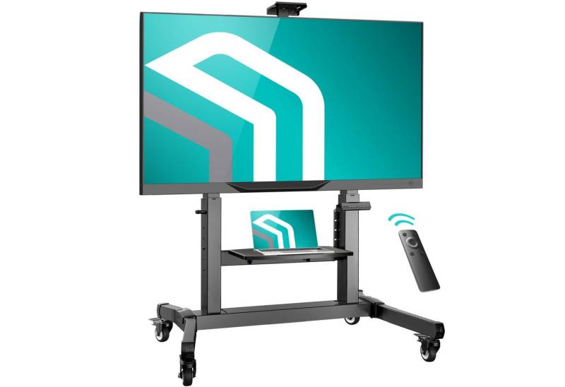 ONKRON TV-Ständer ONKRON 50-100 Zoll, bis 120 kg, TS1991E-B, (bis 100,00 Zoll, TV Ständer mit Motor, TV Ständer, Automatische Höhenverstellung mit Fernsteuerung, TV Standfuss) von ONKRON