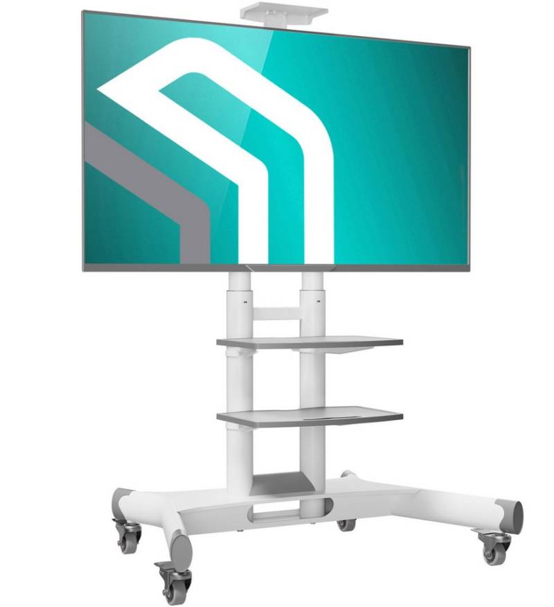 ONKRON ONKRON 40"-70", 45.5 kg max, VESA 600x400, TS1552-W TV-Ständer, (bis 70,00 Zoll, TV-Ständer, TV Ständer mit Rollen, rollbar, höhenverstellbar, mit Bewegungssperre) von ONKRON