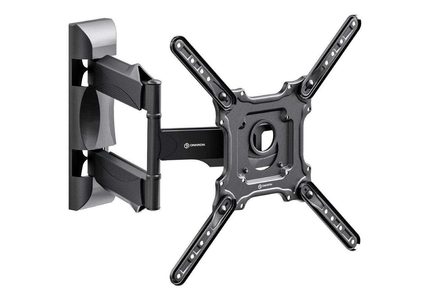 ONKRON ONKRON 32"-65", 35 kg max, VESA 400x400, M4-B TV-Wandhalterung, (bis 65,00 Zoll, TV Halterung mit Wandmontage, 1-tlg., TV Halterung mit Wandmontage, neigbar -5°/+8°, schwenkbar bis 180°, ausziehbar 55-500 mm) ONKRON ONKRON 32"-65", 35 kg max, VESA 400x400, M4-B TV-Wandhalterung, (bis 65,00 Zoll, TV Halterung mit Wandmontage, 1-tlg., TV Halterung mit Wandmontage, neigbar -5°/+8°, schwenkbar bis 180°, ausziehbar 55-500 mm) von ONKRON