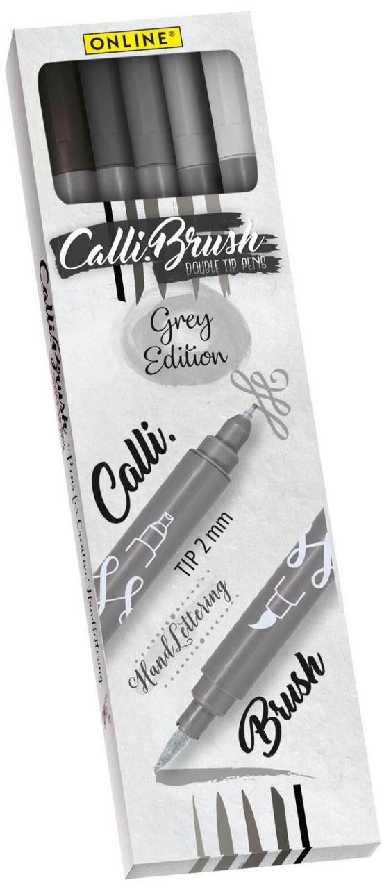 ONLINE® Brush-Pens Mehrfarbig 2.0 mm von ONLINE®