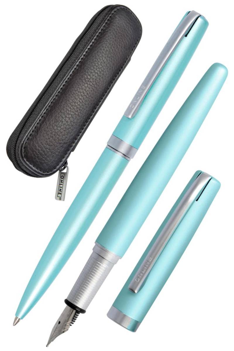 ONLINE® Schreibset Eleganza türkis von ONLINE®