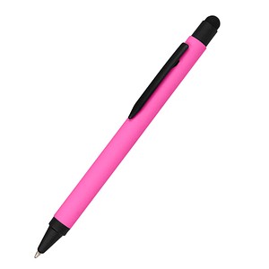 ONLINE® Kugelschreiber ALU Stylus pink, Schreibfarbe: blau, 1 St. von ONLINE®