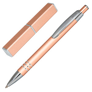 ONLINE® Kugelschreiber Rosegold rose Schreibfarbe schwarz, 1 St. von ONLINE®