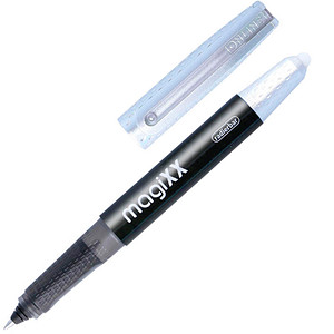 ONLINE® MagiXX Tintenroller schwarz/silber 0,7 mm, Schreibfarbe: blau, 1 St. von ONLINE®