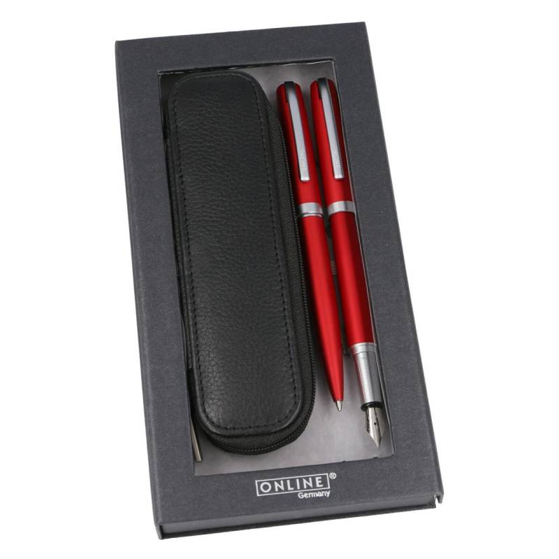 ONLINE® Schreibset Eleganza rot von ONLINE®